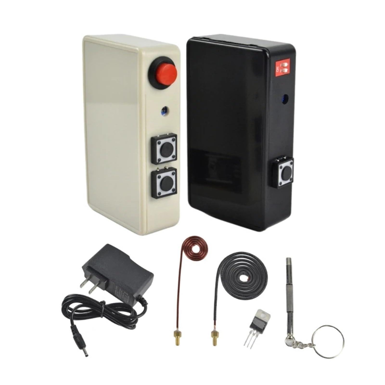 Detector de bombillas 150 MH/z, generador pulsos electromagnéticos alta potencia, EMP ajustable frecuencia(Black)
