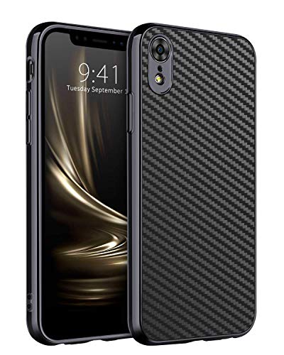 DUEDUE iPhone XR Cases, iPhone XR Phone Case, Slim Hybrid Shock Absorbing Hard