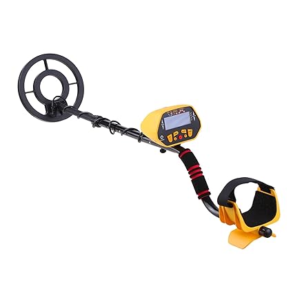 EXCLUZO Professional Metal Detector P/P Function Disc Mode High Sensitivity Adjustable Waterproof Metal Finder 7 Target Categories Underground Treasure LCD Display