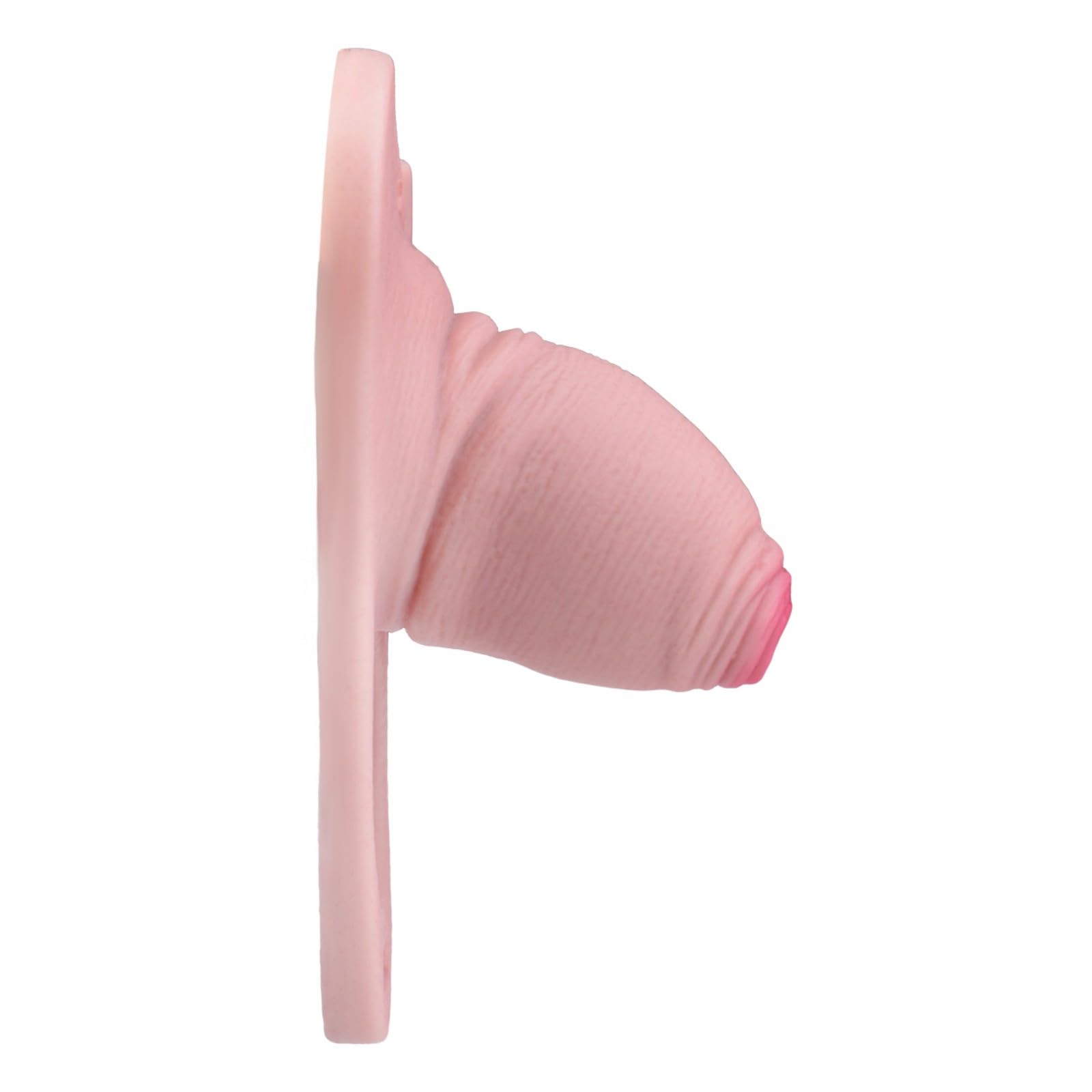 Cage de Chastetée en Silicone Sex Toys Cage de Chasteté avec Ceinture et 4 Tailles Différentes pour Masquer la Taille du Pénis Chastity Cage Légère et Souple pour le Bondage du Pénis (Pink,S)