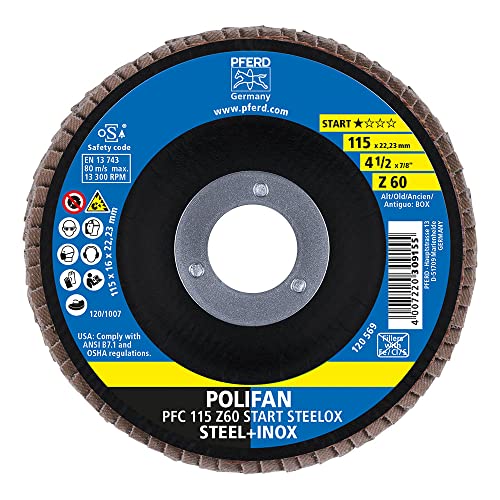 PFERD POLIFAN-Z-BOX - 10 dischi lamellari da 115