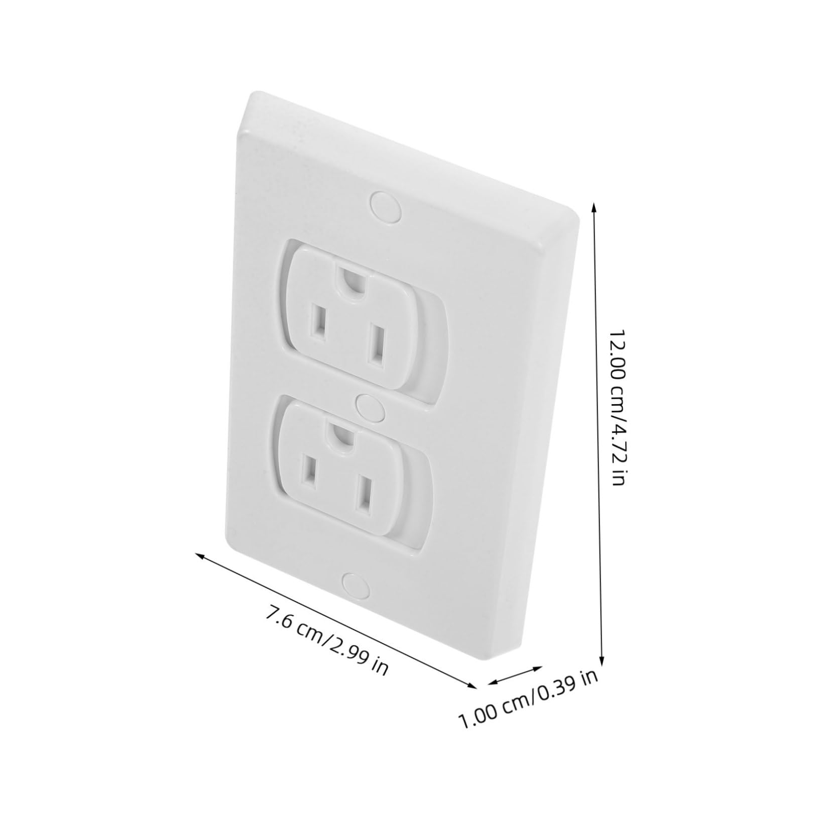 10pezzi Copriprese Elettriche Abs Isolati Resistenti Rotture e Corrosione Coprispina Di Sicurezza Per Ragazzo Ragazza Ragazza Muro Con Viti Copriprese Per Tutta La Casa