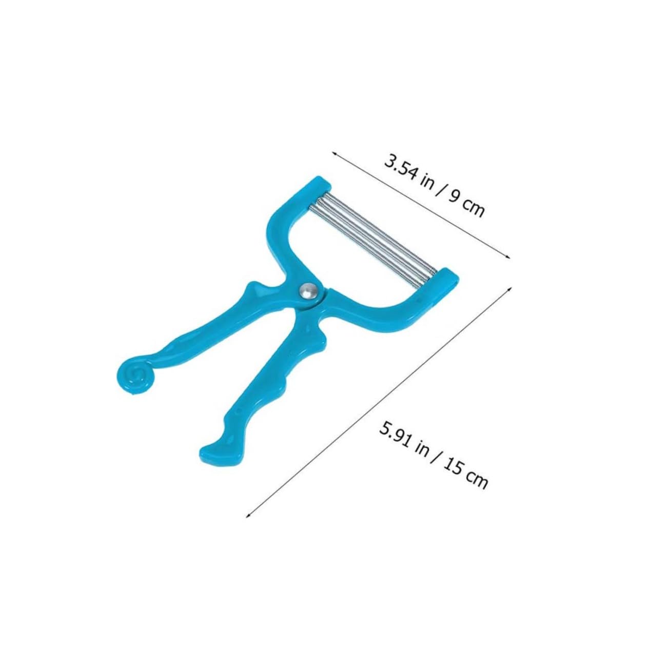 CALLARON 1 Set 2pcs Facial Hair Remover Facial Hair Threader Hair Removal Tool Hair Removal Device Con Spring Face Hair Removal Face Hair Threading Tool for You Skin Plucky Abs Blue