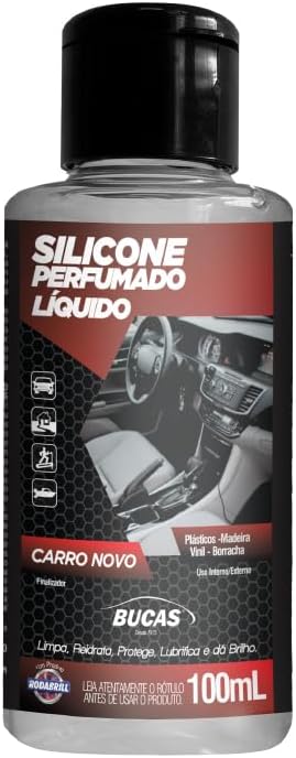 Bucas Silicone Líquido Carro Novo, Rodabrill 7898275015231