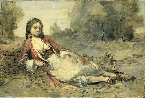 Toile paysage Corot 60x90cm : finis les murs blancs vides grâce à cette peinture huile