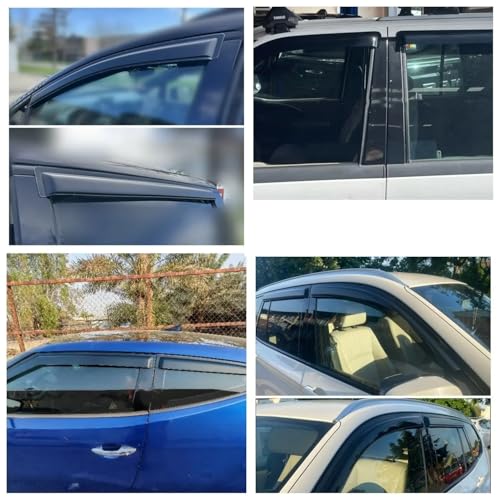 Déflecteurs de vitre Chevrolet Tracker 1996-1998 bulles ventilation - 3