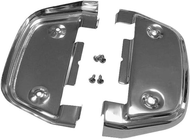 Biker's Choice Passenger Floorboard Undercovers (Chrome) Compatible with 06-13 Harley FLHX2