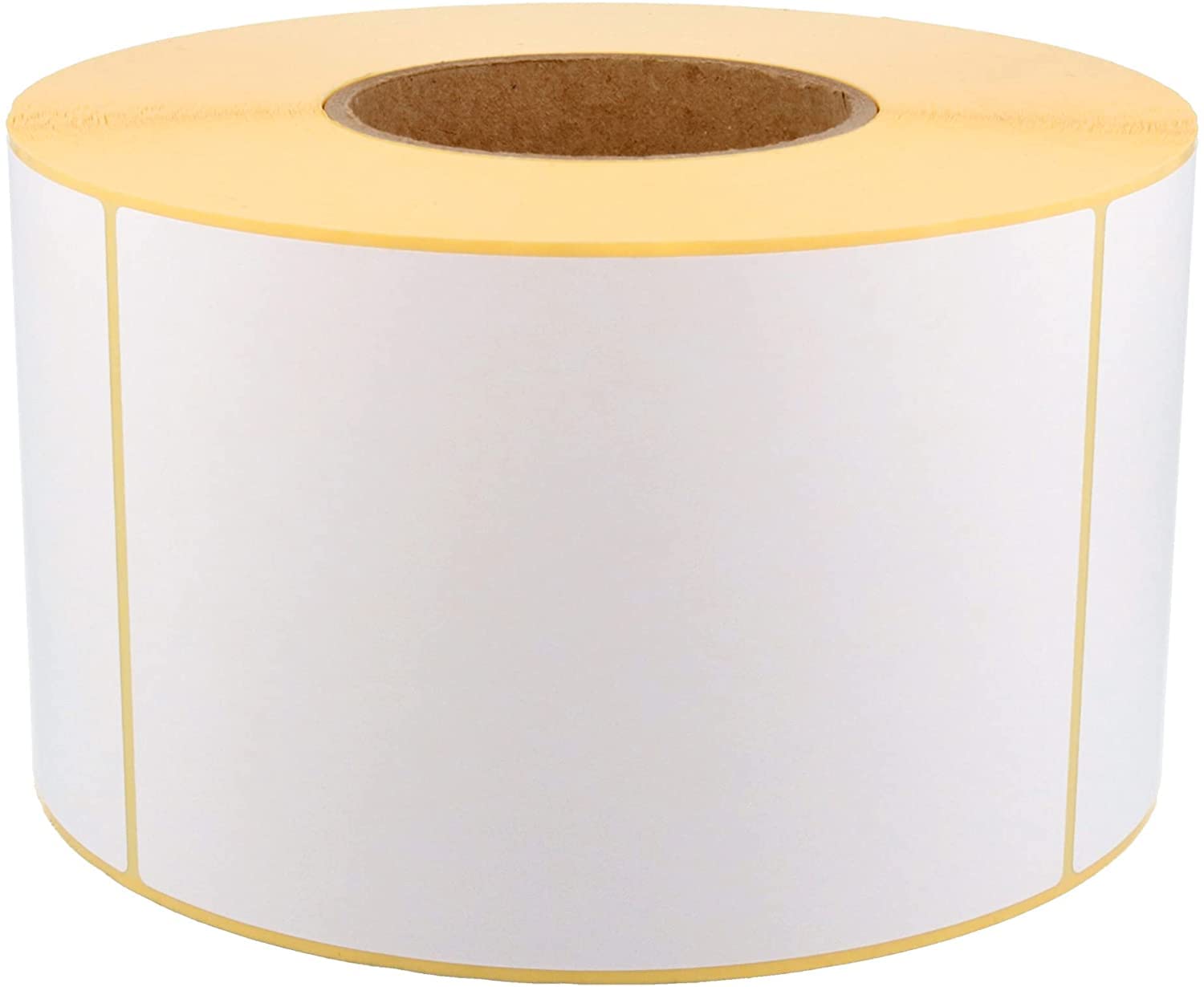 E58744062B Confezione 30 Rotoli di Etichette Bianche, 58x74 mm, Adesive Termiche per Bilancia, 620 Etichette a Rotolo, Foro 40 mm
