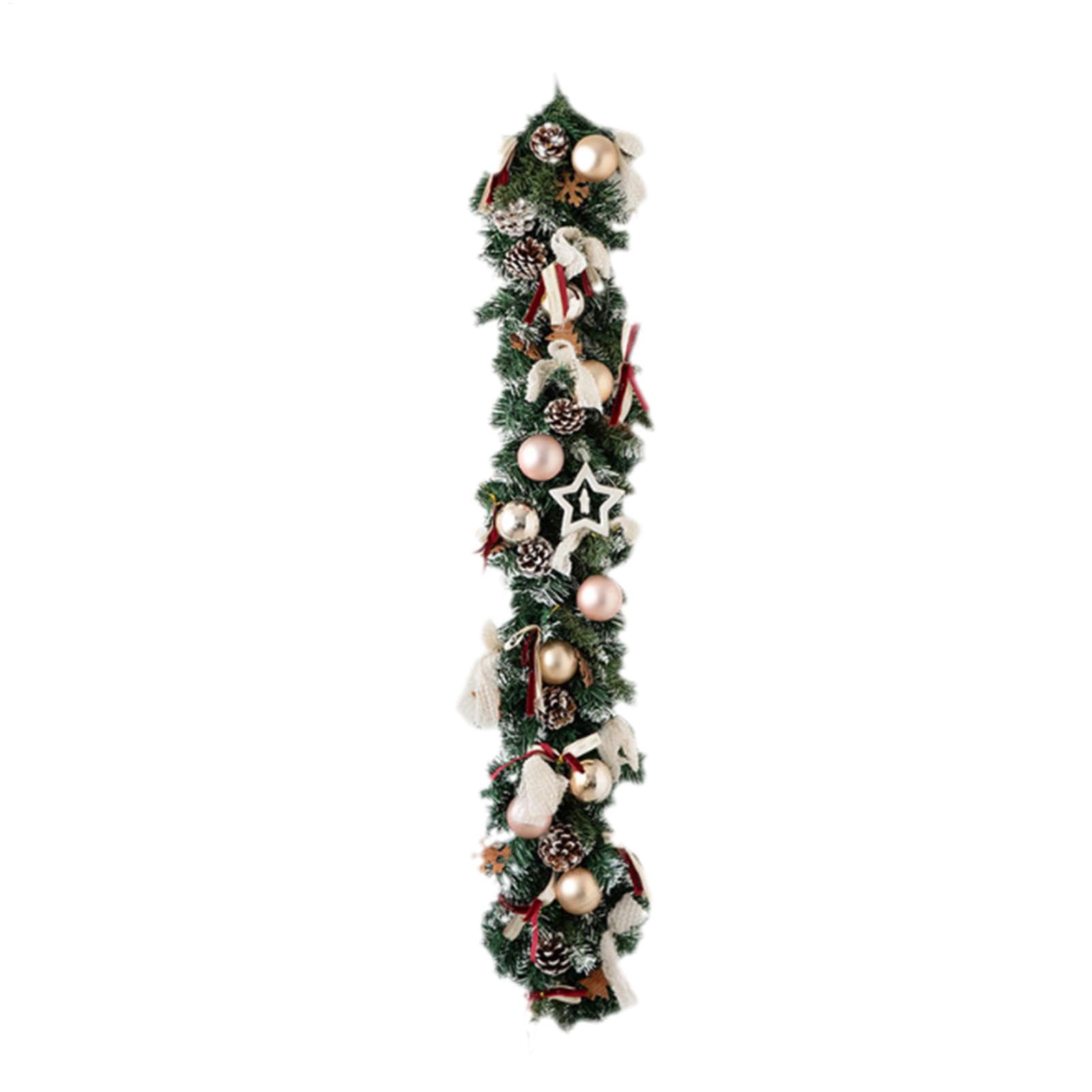 Christmas Garland Ornament, Festival Garland Decor, Rattan Wreath Garland, Pine Cone Garland, Christmas Table Decor, Outdoor Christmas Garland, Indoor Christmas Garland, Christmas Door Garland