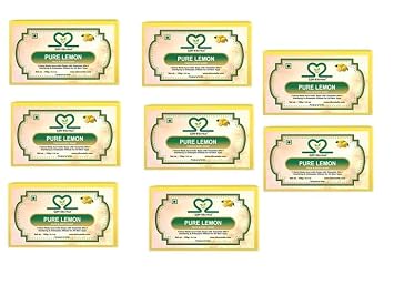 Handmade Fresh & Pure Lemon Soap (Value Pack, 8 x 125g) at ₹205 – Amazon