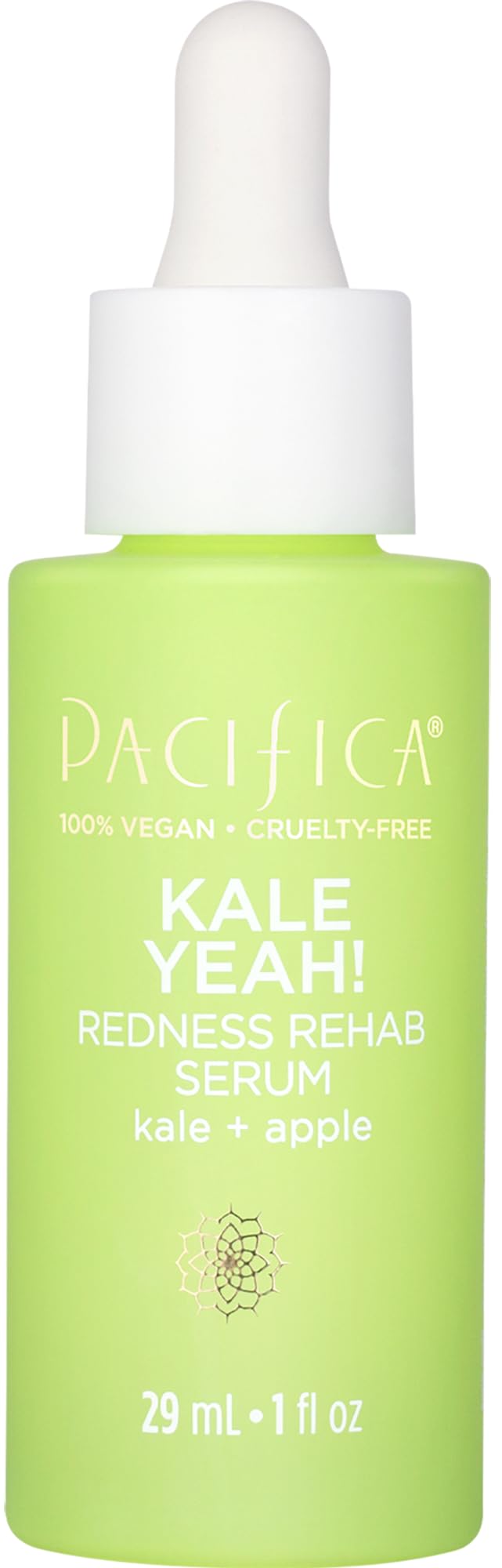 Pacifica Face Serum - Kale Yeah! Redness Rehab Peptide & Niacinamide Serum for Face - for Sensitive Skin Care Treatment -for Dark Spots Acne & Pore Minimizing Vegan & Cruelty-Free Dermatologist Tested