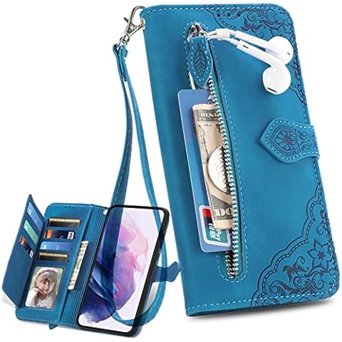 BAILI Case for Samsung Galaxy S10 Lite 2022 Case, Zipper Pocket PU Leather Phone Case, Magnetic Cover Wallet Case Compatible with Samsung Galaxy S10 Lite 2022 Cover