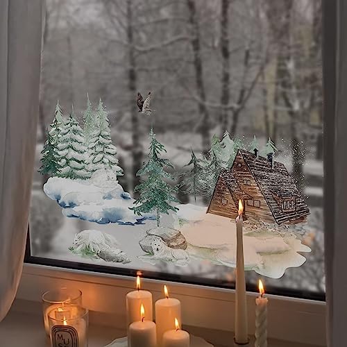 Vinilo decorativo Alwayspon 15x24 pulgadas para ventana miniatura 2