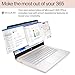 HP 14 Laptop Student Business 2025 Flagship, AI Copilot, 4-Core 13th Gen Intel CPU, 16GB RAM 628GB Storage (128GB UFS+ 500GB Ext), 1-Yr Office 365, Long Battery HubxcelAccessory Win 11S Rose Gold