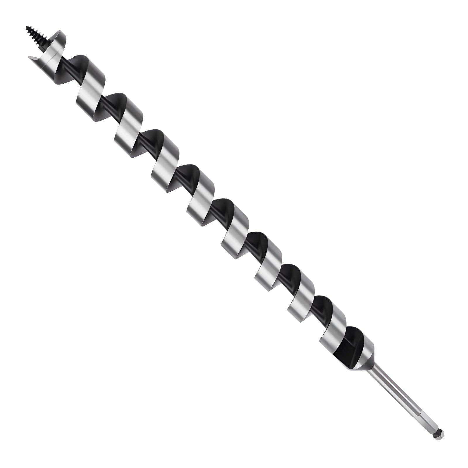 MOXPIFY Wood Auger Drill Bits, 30mm Timber Drill Bits 460mm Long Hex Shank, Extra Long Drill Bits Wood For Woodworking (30mm x 460mm) โ image 1