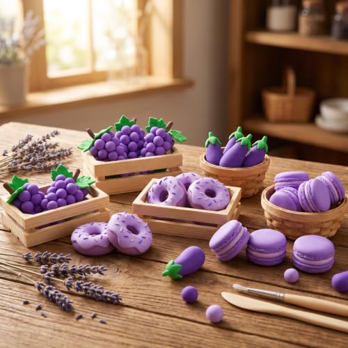 Image of BOHS Foam Clay, Violet Air Dry Modeling Clay, 1.1 lb | Soft texture; crack-free finish; no crumbles; sculpt, sand and paint; school projects, slime making and fine-motor play
