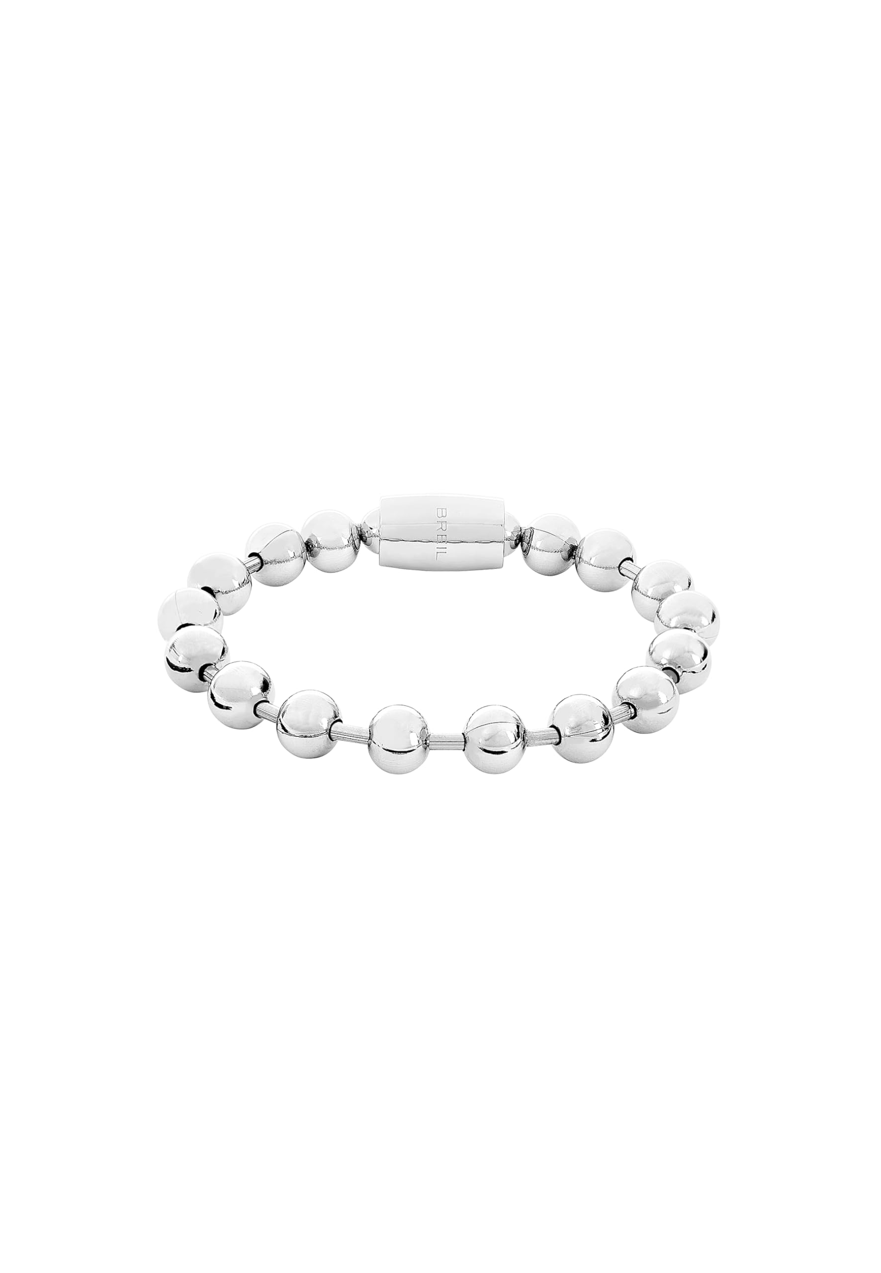 Breil, Collezione Magnetica System, Bracciale Donna in Acciaio Lucido Effetto Specchio, Pratica Chiusura con Magnete, Idea Regalo Donna
