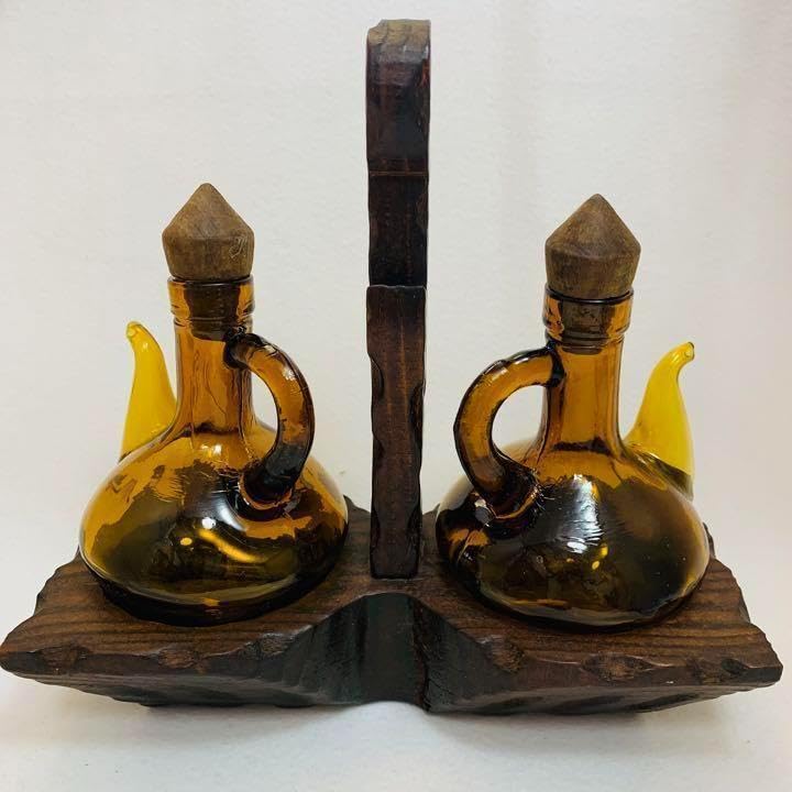 【匿名配送】スペイン製　アンティーク　オイル＆ビネガーボトルセット Amazon.co.jp: 匿名配送スペイン製 アンティーク オイル＆ビネガー