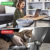 Himake Cat Desk Bed with Clamp, Glow in The Dark Cat Desk Hammock, Desk Perch with Removable Washable Cover, Sturdy Metal Frame, Supports up to 50 Lbs #5