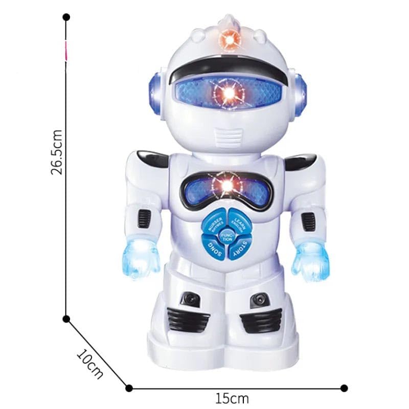 Braintastic Intelligent Smart Learning Robot, 360 Degree Dancing Toy, 3D Lights & Music with Functions Like English Learning, Storytelling, Nursery Rhymes etc for 3+yrs Kids 4