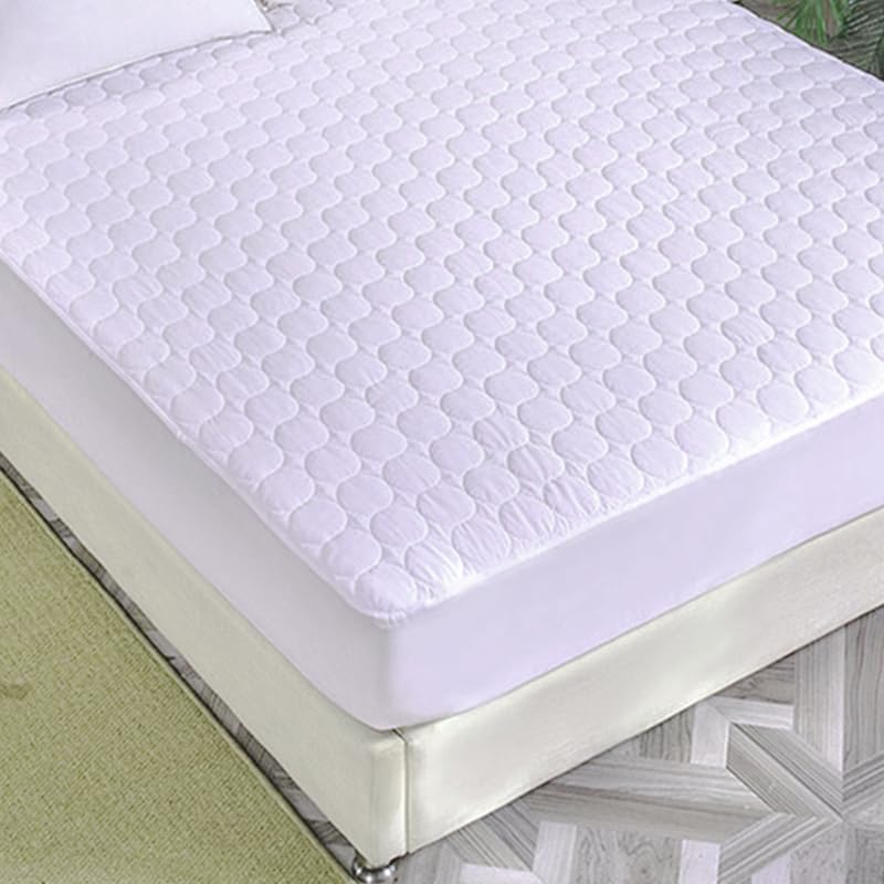 Streetwise Clothing Quality Casual Wear Collection Quilted Waterproof Mattress Protector – Single, Double & King Bed Sizes, Hypoallergenic, Noiseless Fitted Sheet Cover - Extra Deep, 100% Waterproof