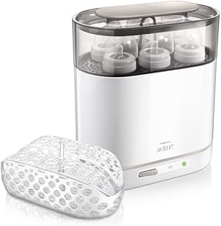 Philips Avent SCF287/02 Elektryczny Sterylizator Parowy, Przezroczysty, 1 Zestaw