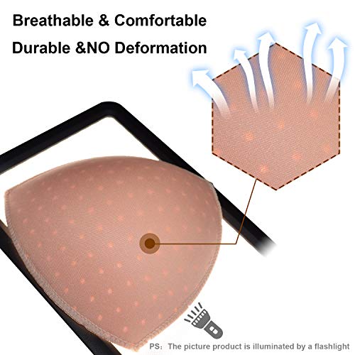 TopBine Removable Bra Pads Inserts Women's Comfy Sports Cups Bra Insert for BIkini Top Swimsuit3