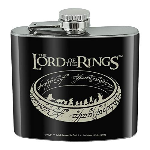 THE LORD OF THE RINGS The Journey Stainless Steel 5oz Hip Drink Kidney Flask