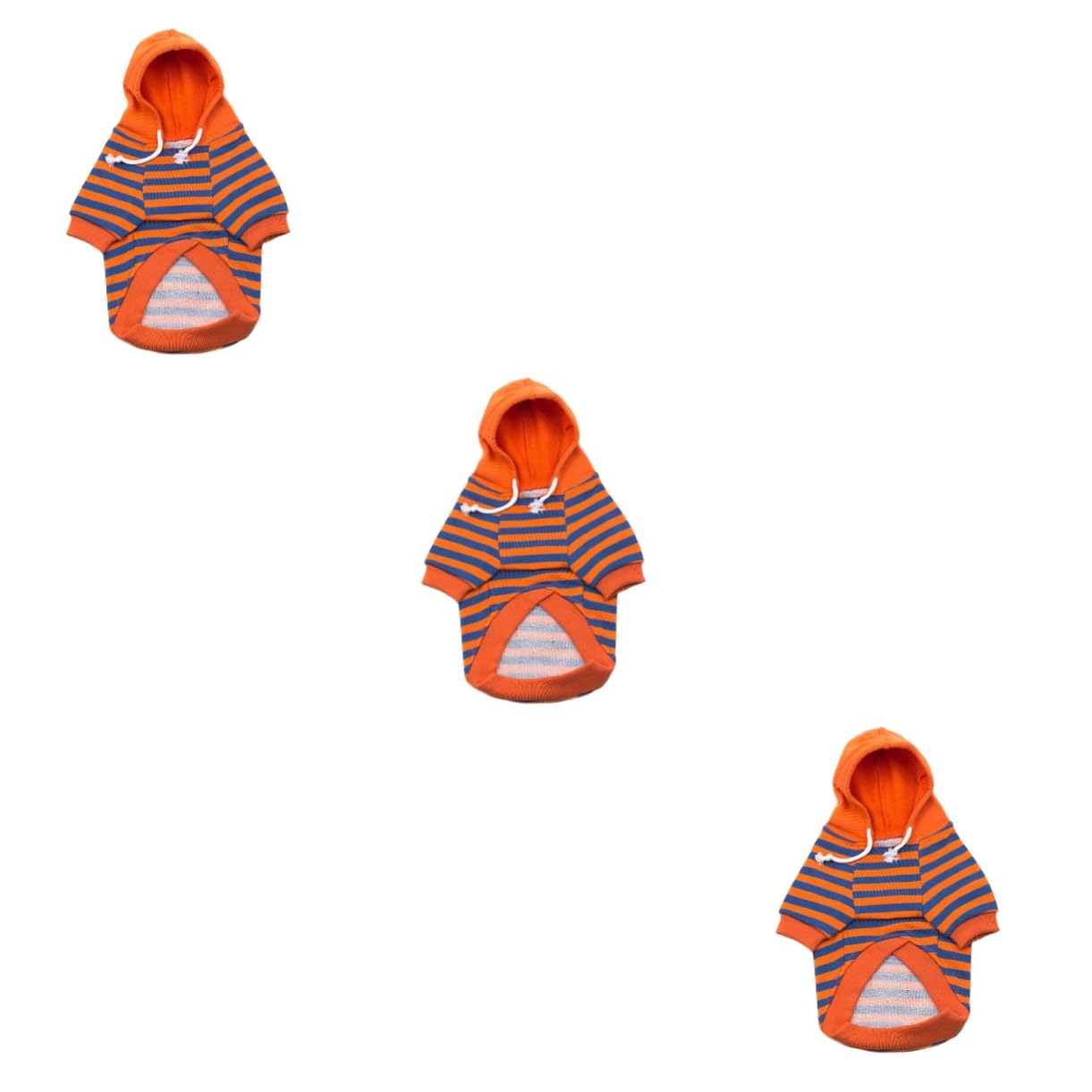 Beaupretty 3piezas Camisa Rayas para Perros Pequeños Pijama Transpirable De Algodón Ropa De Mascota para Ocasiones Especiales y Actividades Al Aire