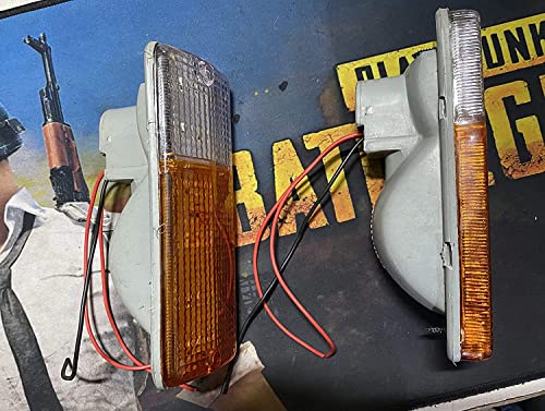 Image of AUTO MT 2PC MARUTI GYPSY KING 4x4 FRONT BUMPER INDICATOR for MARUTI GYPSY