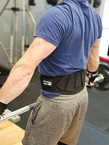 BEAR GRIP ZWART gewichtheffen neopreen gebogen fitnessriem rug lumbale ondersteuning fitness oefening bodybuilding (klein) - Afbeelding 6