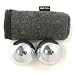 Top Chi Large 2 Inch Weighted Baoding Balls with Carry Pouch. Non-Chiming Chinese Health Balls for Hand Therapy, Exercise, and Stress Relief