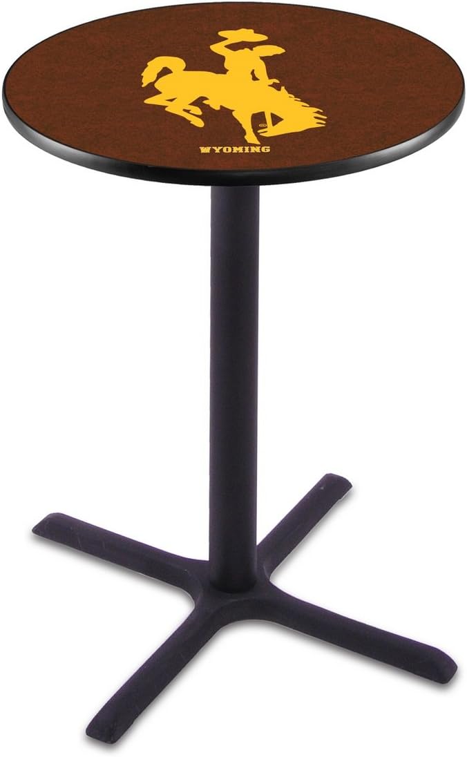 HBS L211-36" Black Wrinkle Wyoming Pub Table by Holland Bar Stool Co.