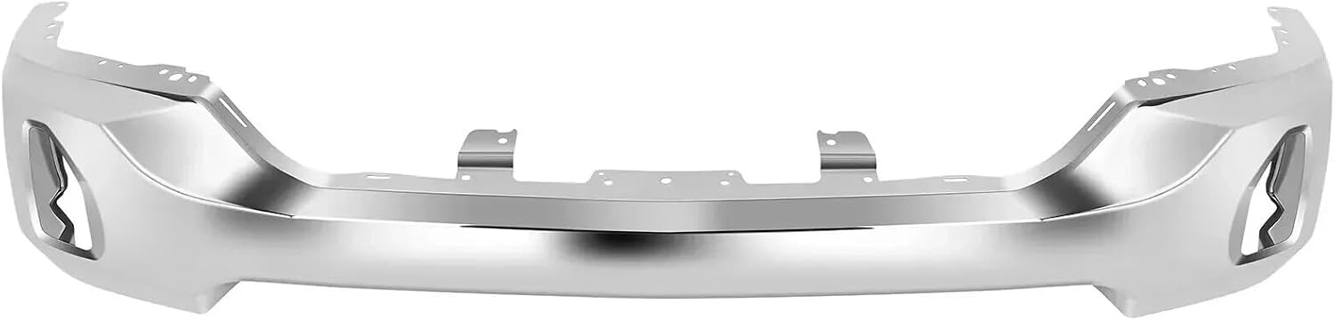Front Bumper Chrome & Grille Assembly Kit Fit for Chevy Silverado 1500 2016-2018 Bumper Grille Cover Headlight Kit