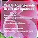 Rosengeranie Öl Naturrein - Ätherisches Öl - Therapeutische Qualität – Rosengeranie Öl für Aromatherapie, Aromadiffuser - Aus der Apotheke - 5 ml