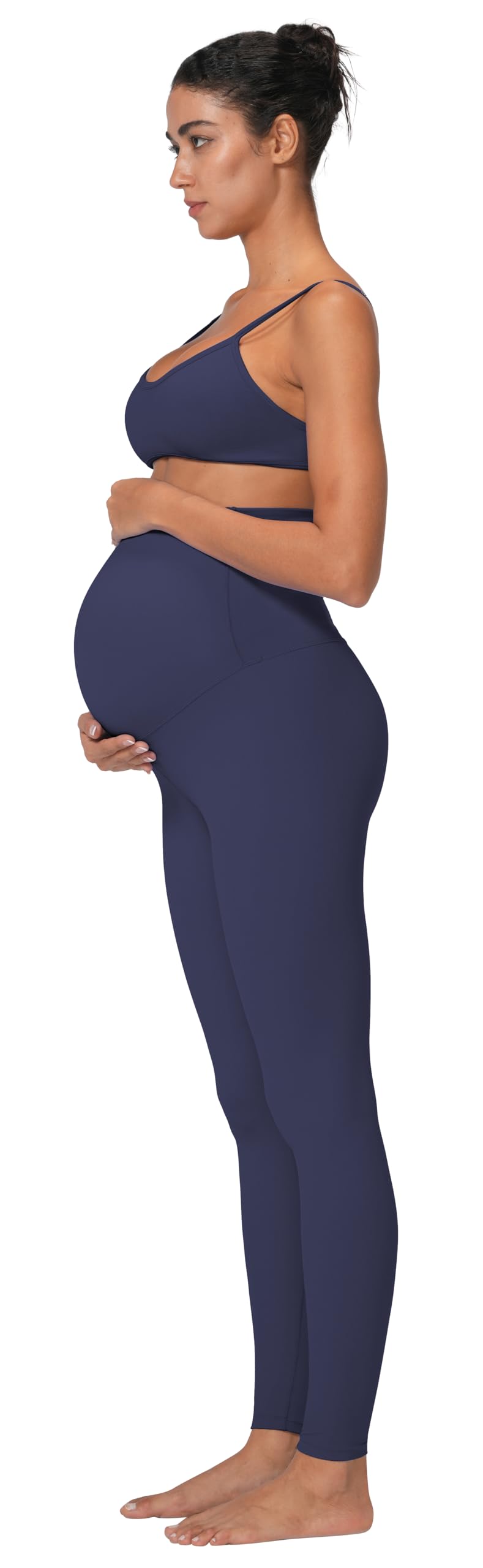Sunzel Sunzfly - Leggings de maternidad para mujer, sobre el vientre, suaves, pantalones de yoga para embarazo, para otoño, entrenamiento, descanso, Grafito, X-Large