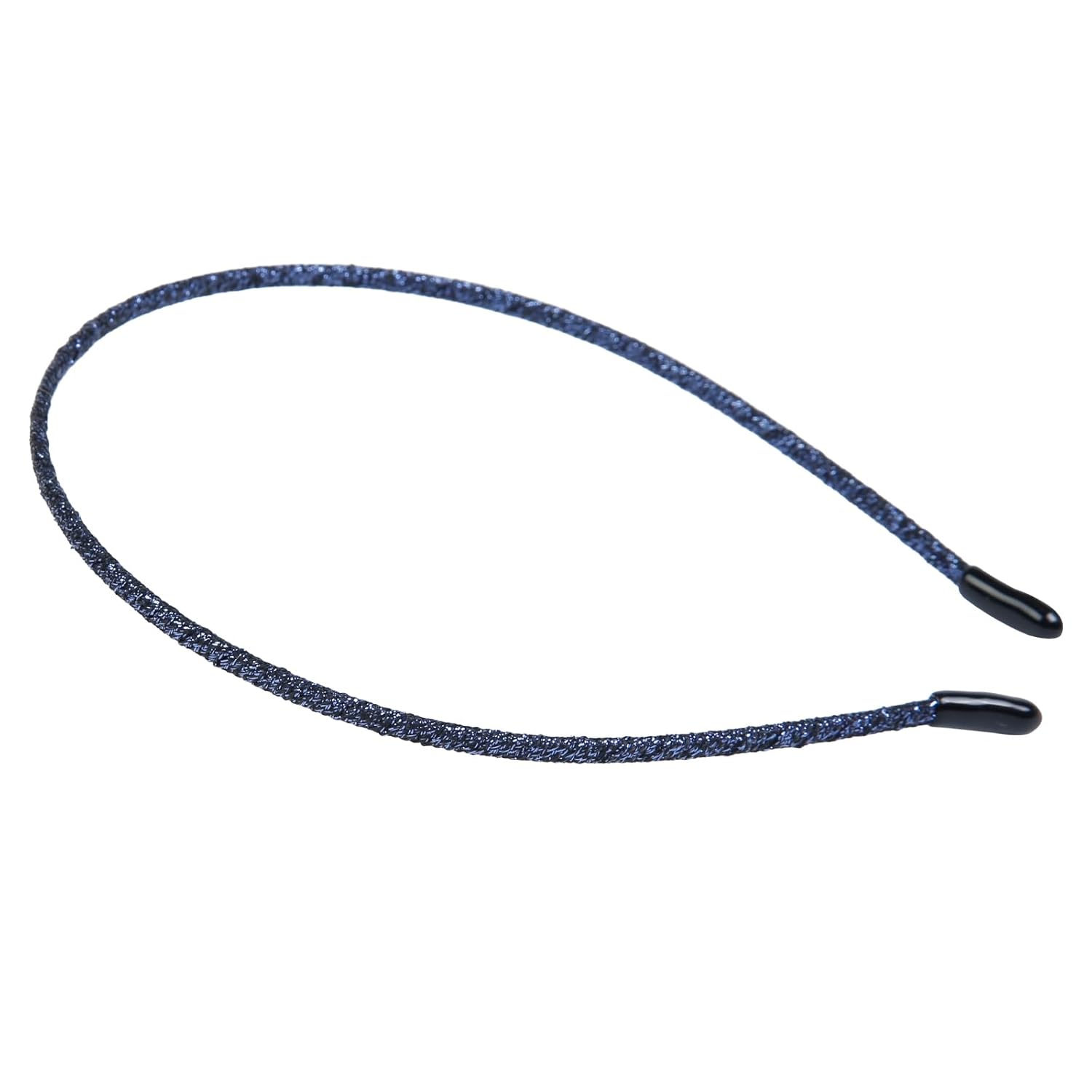 WOVOWOVO 4mm Thin Headbands for Women Plastic Skinny Womens Headband, 6 PCS Shiny Girls Headbands Trendy Sparkly Hair Accessories for Women Girls Teens, Solid Colors - Image 7