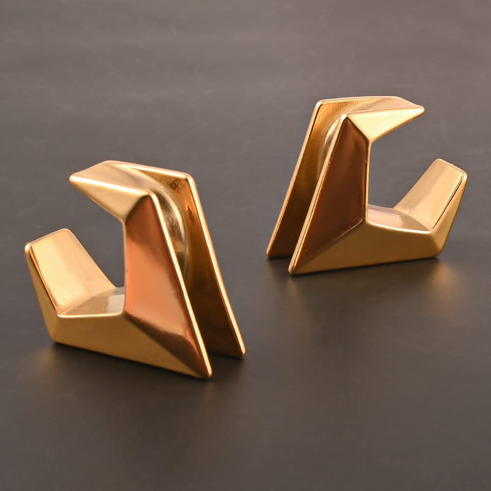 Vankula Ohr Tunnel Edelstahl Dreieckig - Flesh Plugs 6mm Bis 25mm