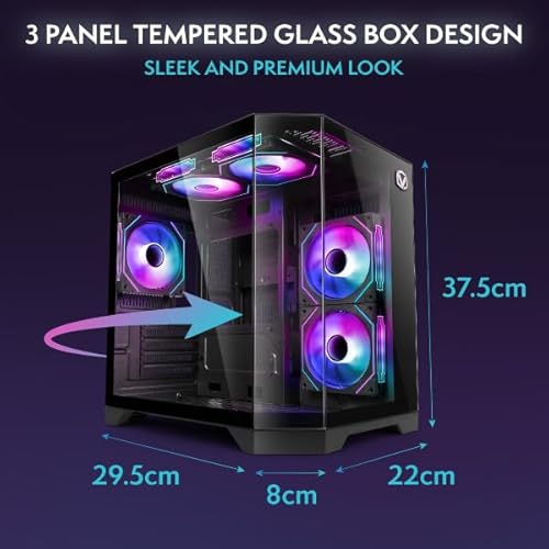 Vibox IV-335 Gaming PC • AMD Ryzen 7 5700X 4.6GHz • Nvidia RTX 5060 Ti 8GB • 16GB RAM • 1TB SSD • Windows 11 • WiFi - Image 5