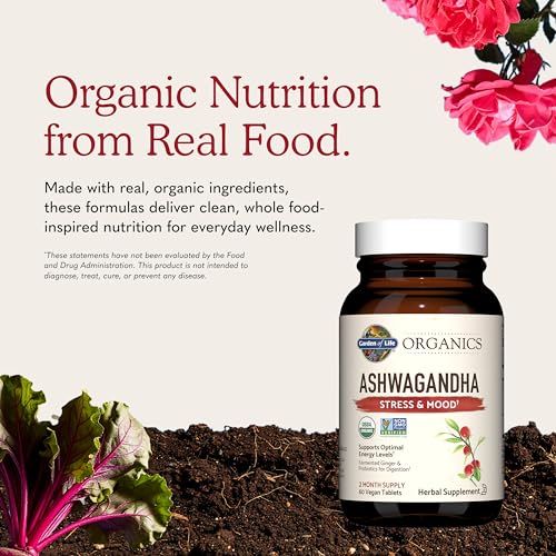 Garden of Life Organic Ashwagandha with Probiotics & Ginger, 60 Day Supply - image 6