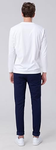 Miniatura 2 de Plaid&Plain Pantalones ajustados caqui para hombre