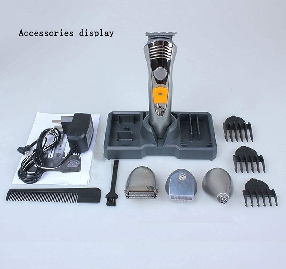 Clippers per Capelli per Uomo Kit di Taglio per Capelli Professionale Trimmer Senza Fili, 3 pettini Guida per barbieri e stilisti