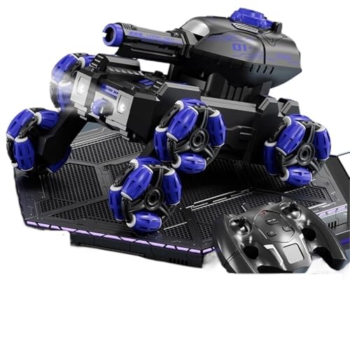 ���e���� �����R�� ���Z�^���N, 2.4Ghz �W�F�X�`���[���m & RC�J�[, 360°��], 6WD �N���[���[, 35���쓮 �q�� ��l�p (�ΐF, 6��)(6whells purple 2control,1B)