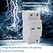 smseace Lightning Protector Voltage Surge Arrester Device, 2P Lightning Protection Circuit Breaker, 2.0KV (2P 40KA), Low-Voltage Lightning Arrester Photovoltaic Charge Controller