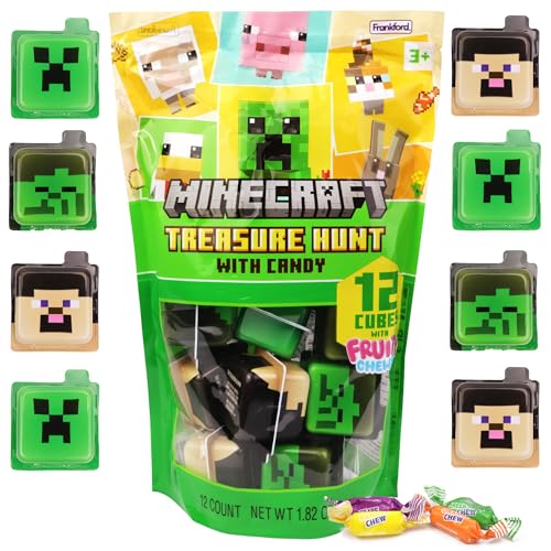Minecraft Treasure Hunt with Candy, 12 Count