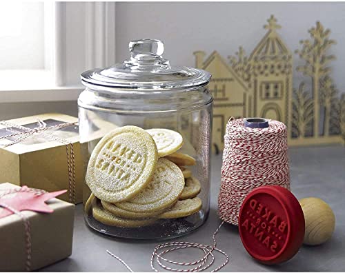 3Pc Canister Sets For Kitchen Counter + Labels & Marker - Glass Cookie Jars With Airtight Lids - Food Storage Containers With Lids Airtight For Pantry - Flour, Sugar, Coffee, Cookies, Etc. #TOP3