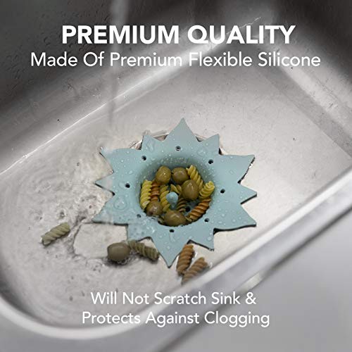 image for Cook with Color Set of 2 Sink Strainers, Flexible Silicone Good Grip K