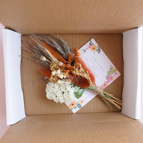 Bouquet mini de flores secas estilo boho natural miniatura 3