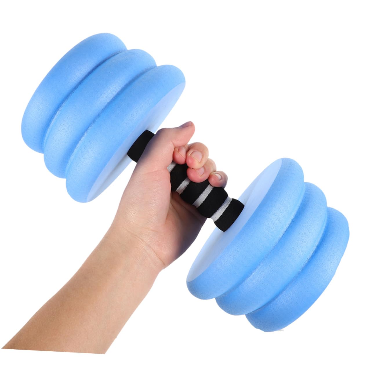 Hemobllo 2pezzi Manubri Galleggianti per Piscina Bilancieri in Schiuma Eva per Fitness Acquatico Pesi Galleggianti per Acquagym Nuoto e Allenamenti in Acqua