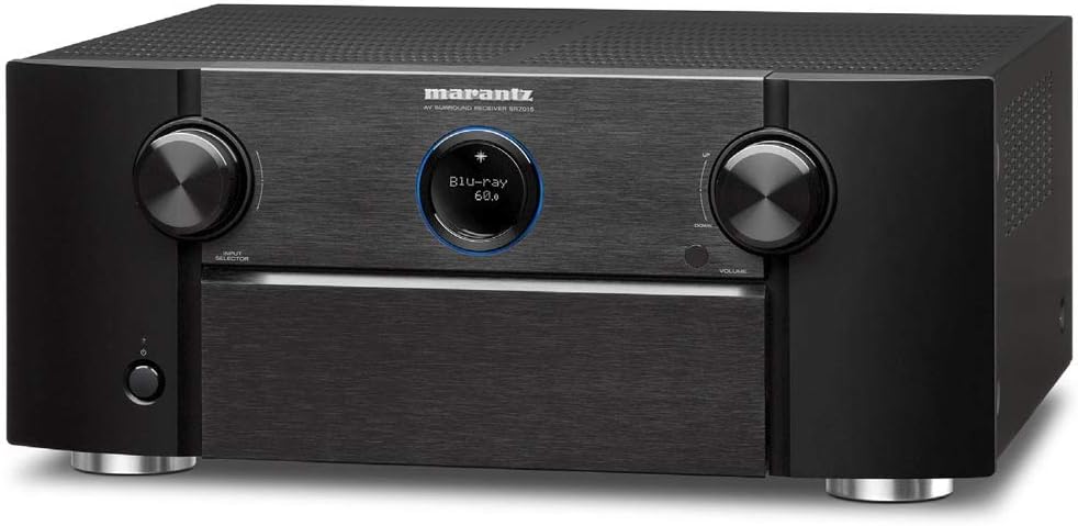 Marantz AVR SR7015-9.2 Channel Amplifier, 8K HDMI Upscaling, Auro 3D, IMAX Enhanced, Dolby Surround Sound, Alexa + HEOS Compatibility, Easy to Setup